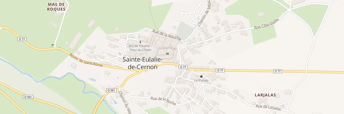 Plan du 1 Rue Maria Grimal à Sainte-Eulalie-de-Cernon