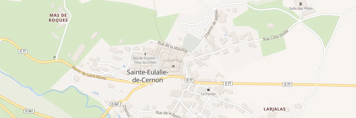 Plan du 6 Rue Grand Rue à Sainte-Eulalie-de-Cernon