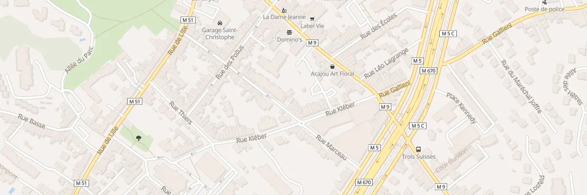 Plan du 49B Rue Marceau à Mouvaux