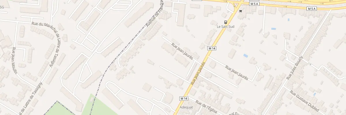 Plan du 47 Rue Jean Jaures à Villeneuve-d’Ascq