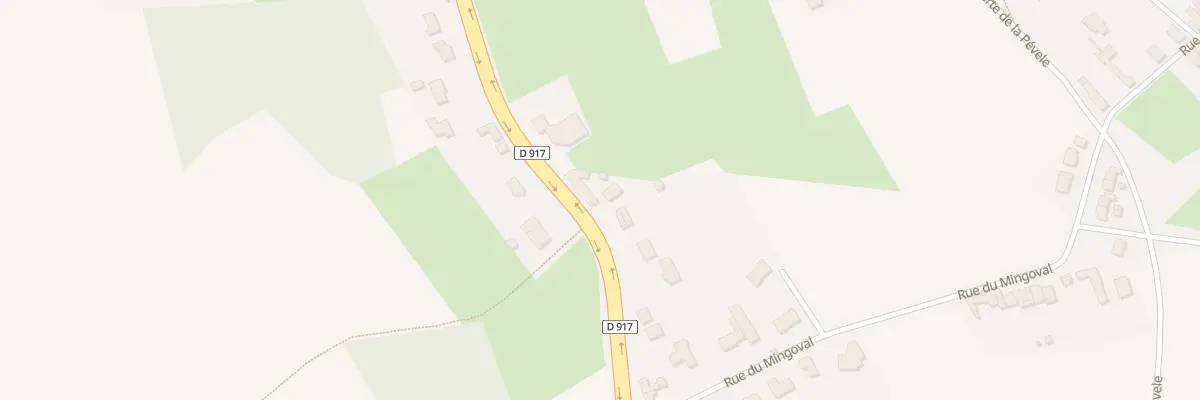 Plan du 250 Rue des Quatre Bons Dieux à Bersée