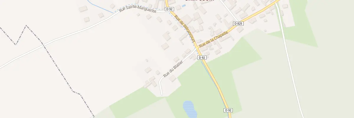 Plan du 9002F Rle Blatier à Marest-Dampcourt