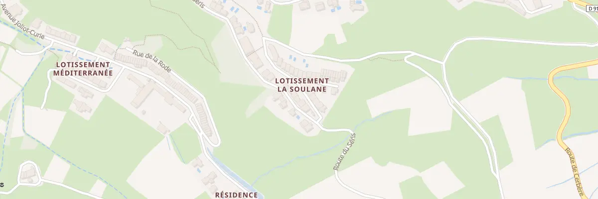 Plan du 43 Nte Route du Seris à Banyuls-sur-Mer