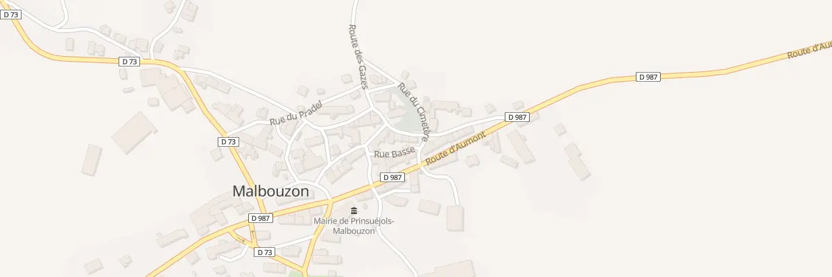 Plan du 5037 Malbouzon à Prinsuéjols-Malbouzon