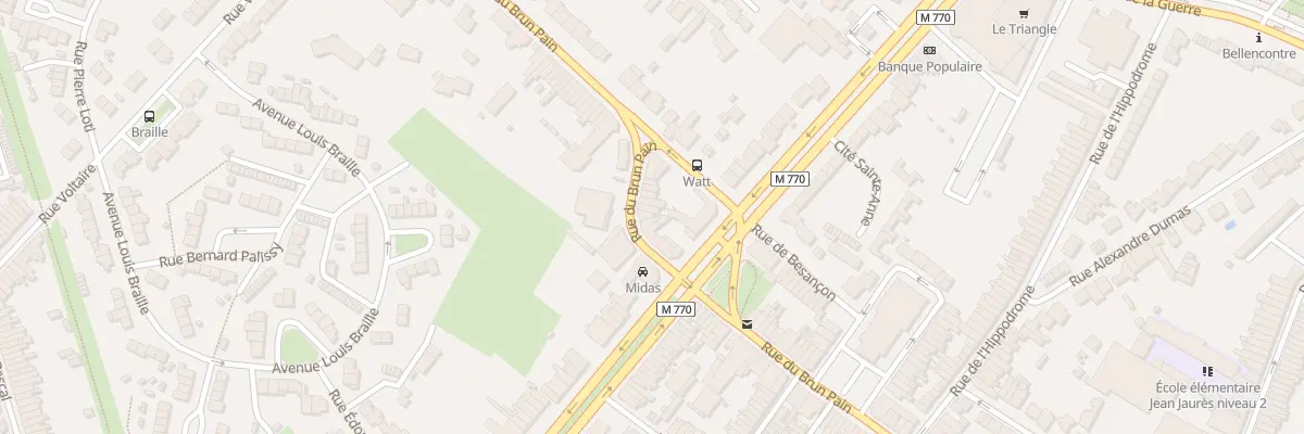 Plan du 318 Rue du Brun Pain à Tourcoing