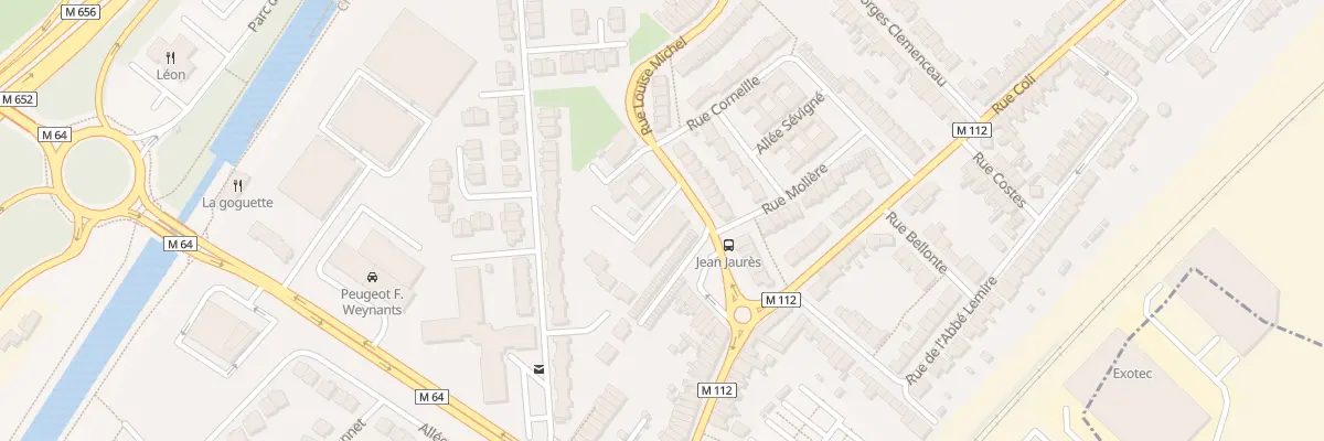 Plan du 17 Rue Louise Michel à Wasquehal