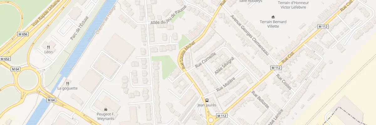 Plan du 3 Rue Corneille à Wasquehal