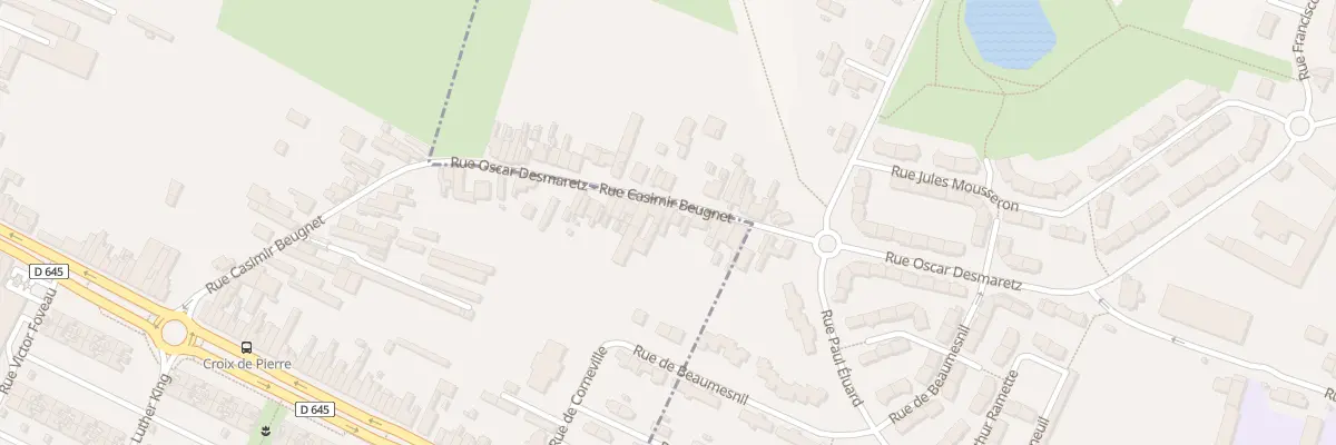 Plan du 64 Rue Casimir Beugnet à Dechy