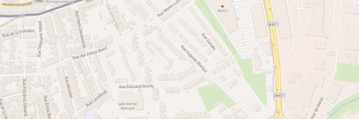 Plan du 3 Rue Auguste Blanqui à Halluin