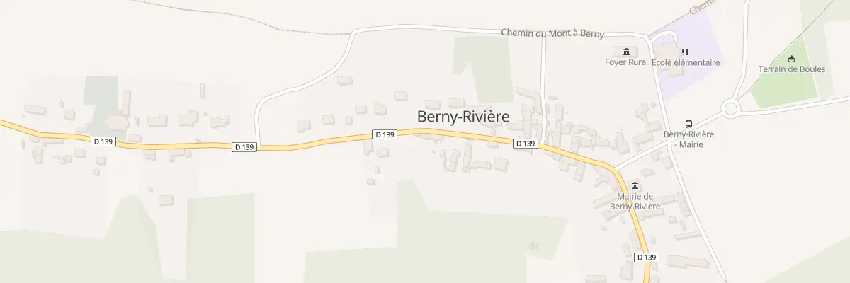 Plan du 19 Rue du Pont Araby à Berny-Rivière