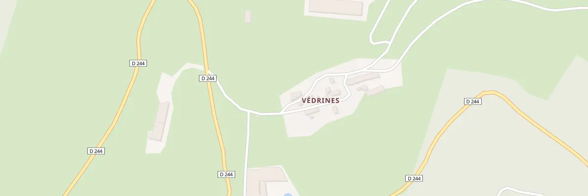 Plan du 5087 Védrines à Bonnac