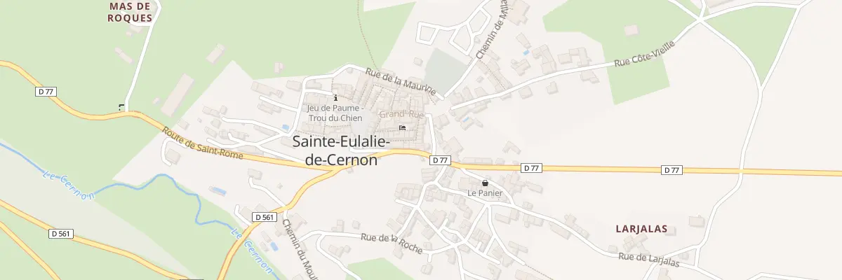 Plan du 5080 Sainte Eulalie à Sainte-Eulalie-de-Cernon