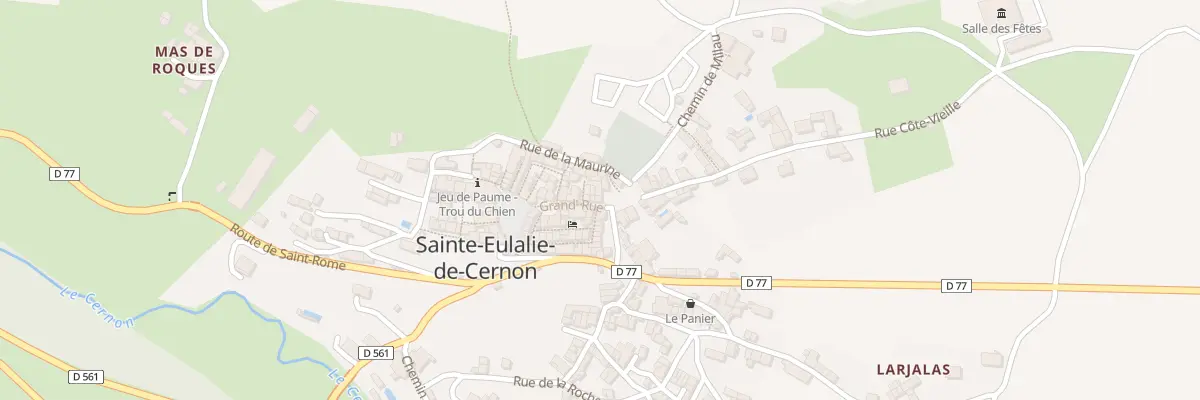 Plan du 2 Rue Grand Rue à Sainte-Eulalie-de-Cernon