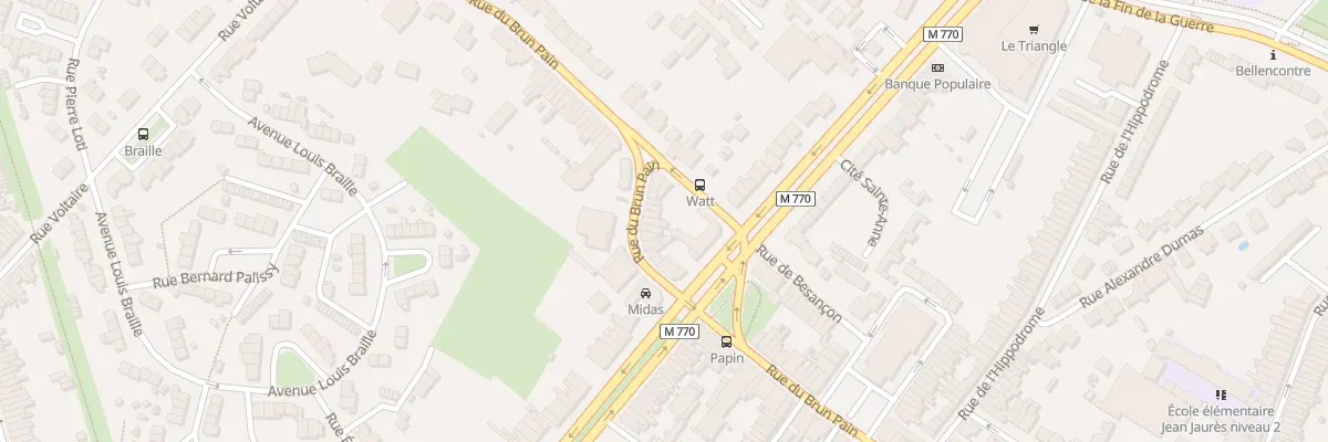 Plan du 324 Rue du Brun Pain à Tourcoing
