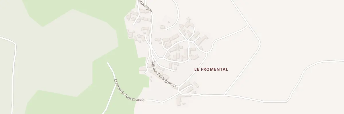 Plan du 5057 Le Fromental à Rentières