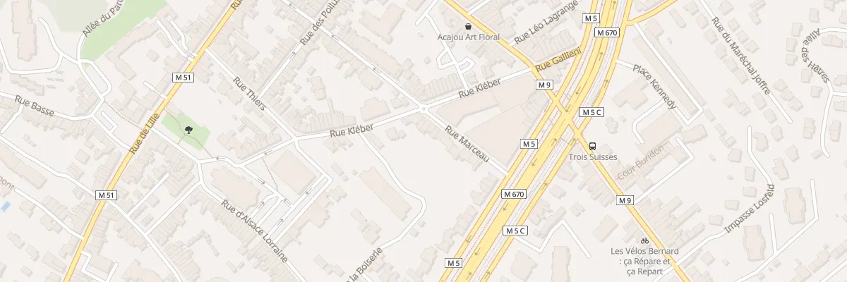 Plan du 62 Rue Marceau à Mouvaux
