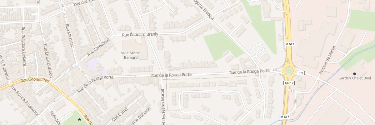 Plan du 39 Rue de la Rouge Porte à Halluin