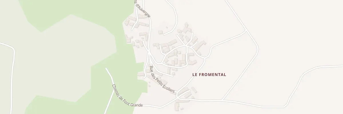 Plan du 5135 Le Fromental à Rentières