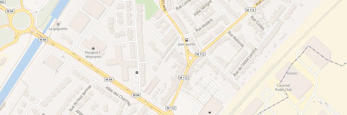 Plan du 13 Rue Louise Michel à Wasquehal