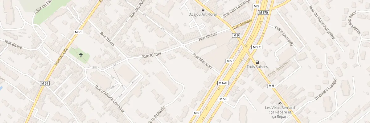 Plan du 64 Rue Marceau à Mouvaux