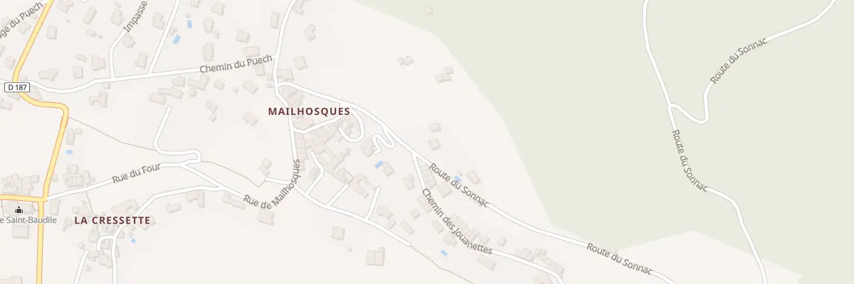 Plan du 5114 Les Infournels à La Cresse
