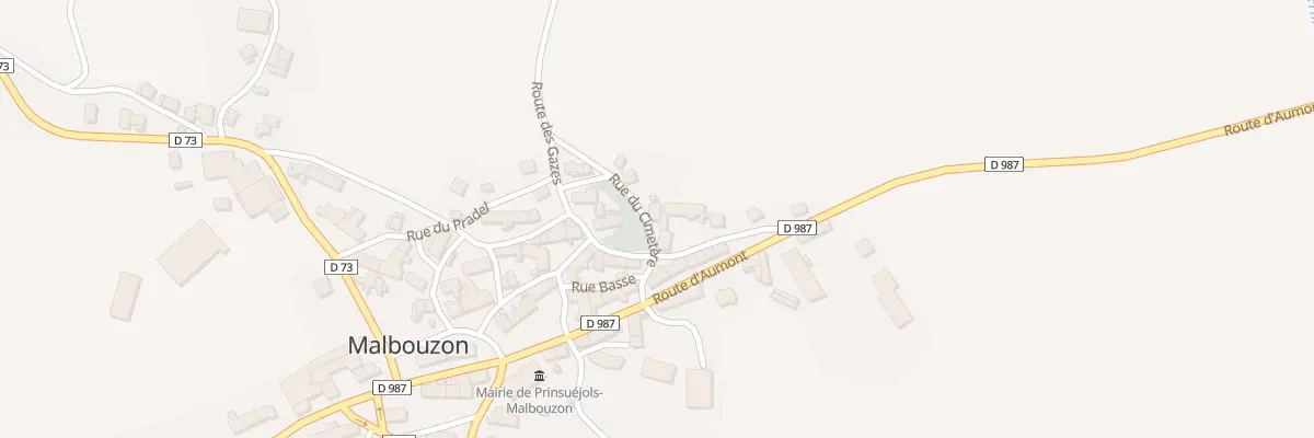 Plan du 5035 Malbouzon à Prinsuéjols-Malbouzon