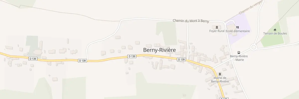 Plan du 32 Rue du Pont Araby à Berny-Rivière