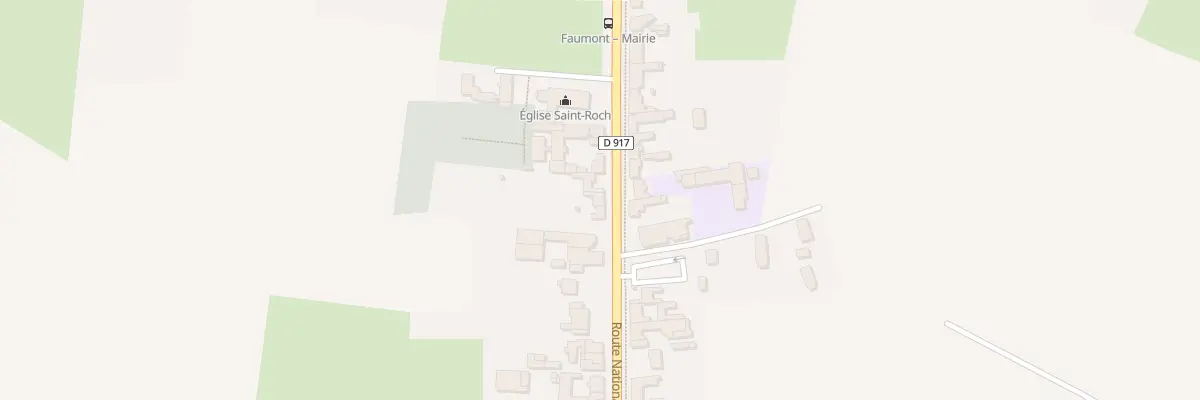 Plan du 712 Rte Nationale à Faumont