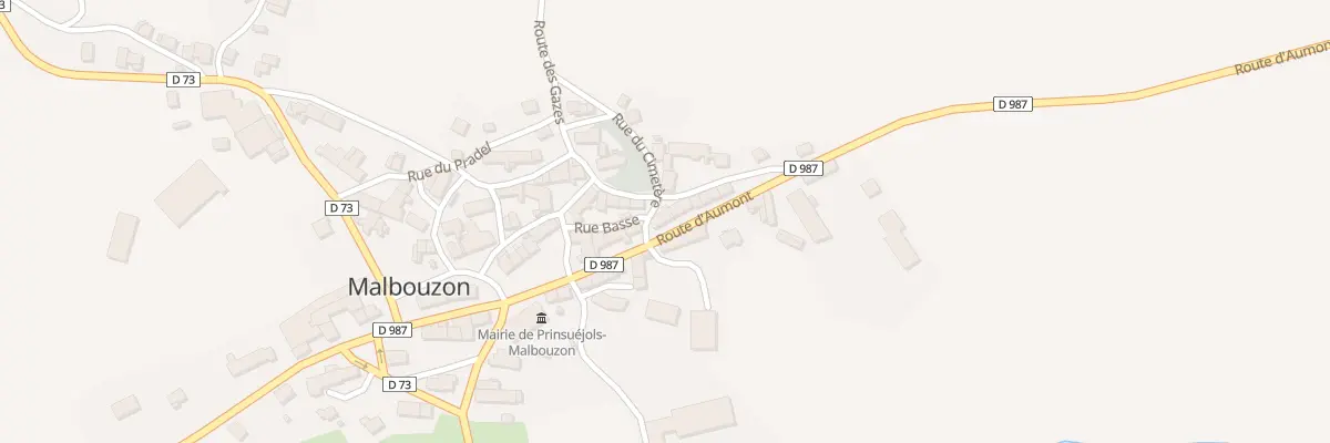 Plan du 5047 Malbouzon à Prinsuéjols-Malbouzon