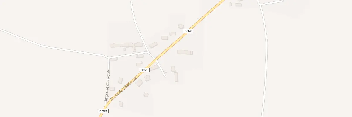 Plan du 3 Rte de Villeneuve la Dondagre à Fouchères