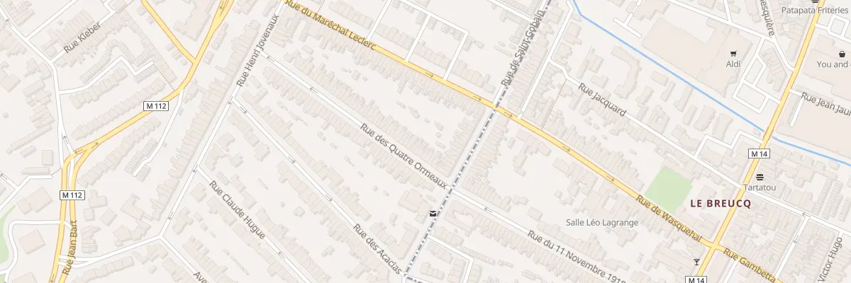 Plan du 69 Rue des Quatre Ormeaux à Wasquehal