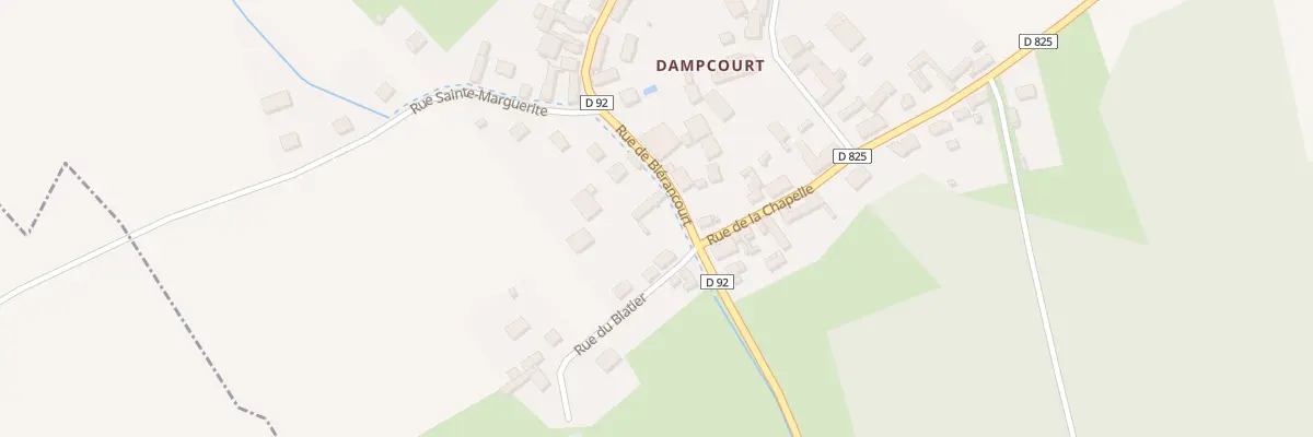 Plan du 1 Rue de Blérancourt à Marest-Dampcourt