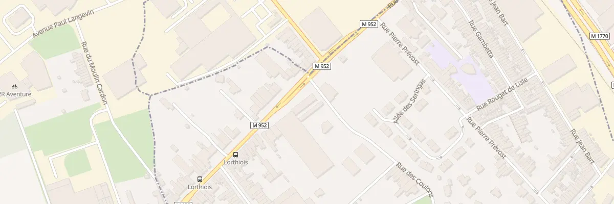 Plan du 544 Rue de Tourcoing à Mouvaux