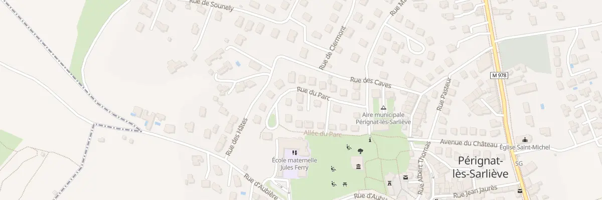Plan du 5 Rue du Parc à Pérignat-lès-Sarliève