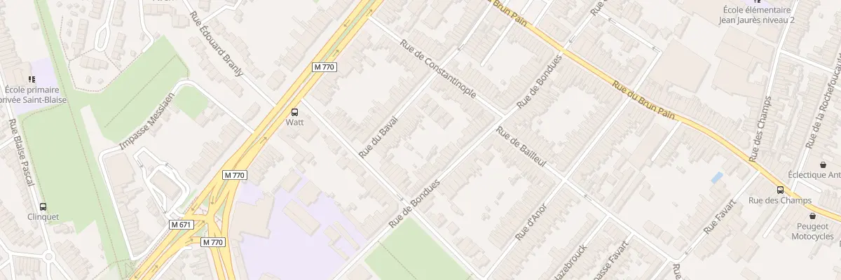 Plan du 41 Rue de Bavai à Tourcoing