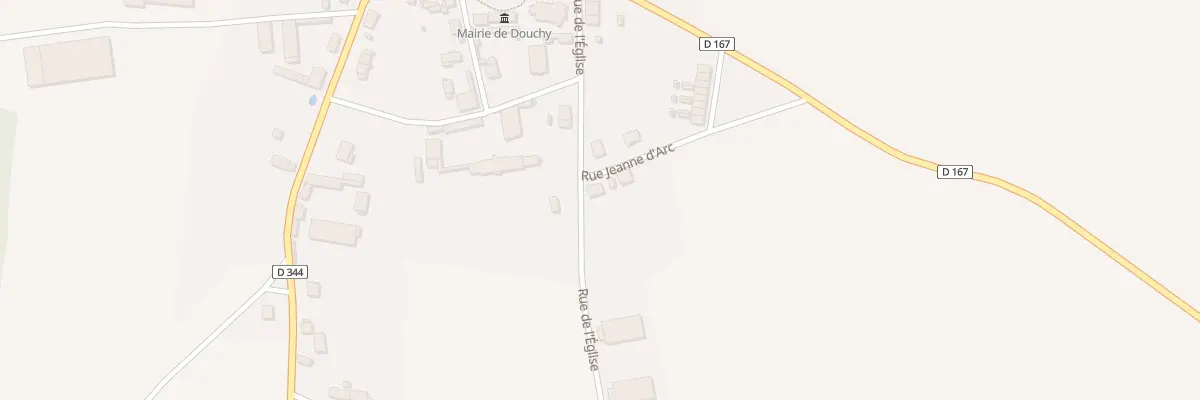 Plan du 4 Rue Jeanne d’Arc à Douchy