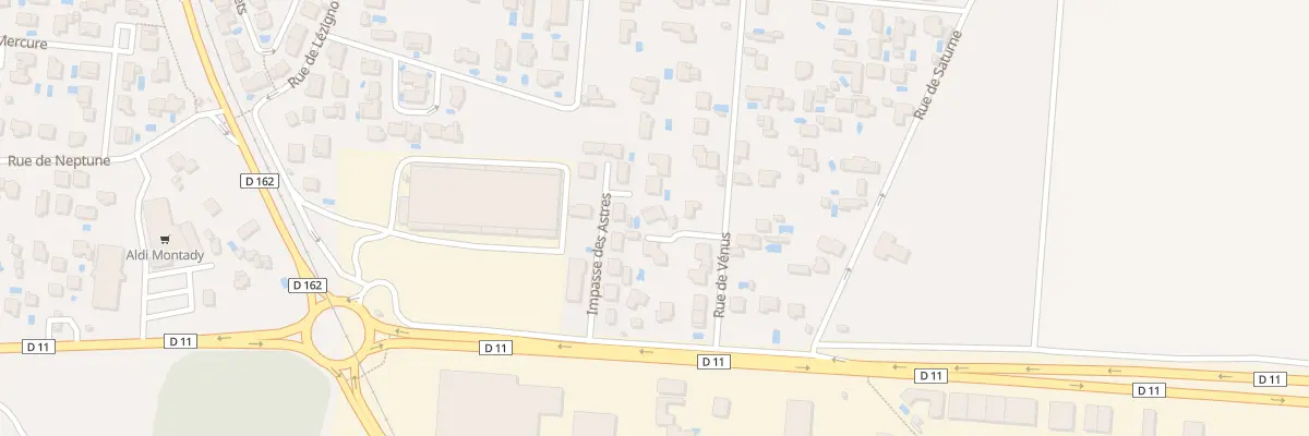 Plan du 95 Rue de Venus à Montady