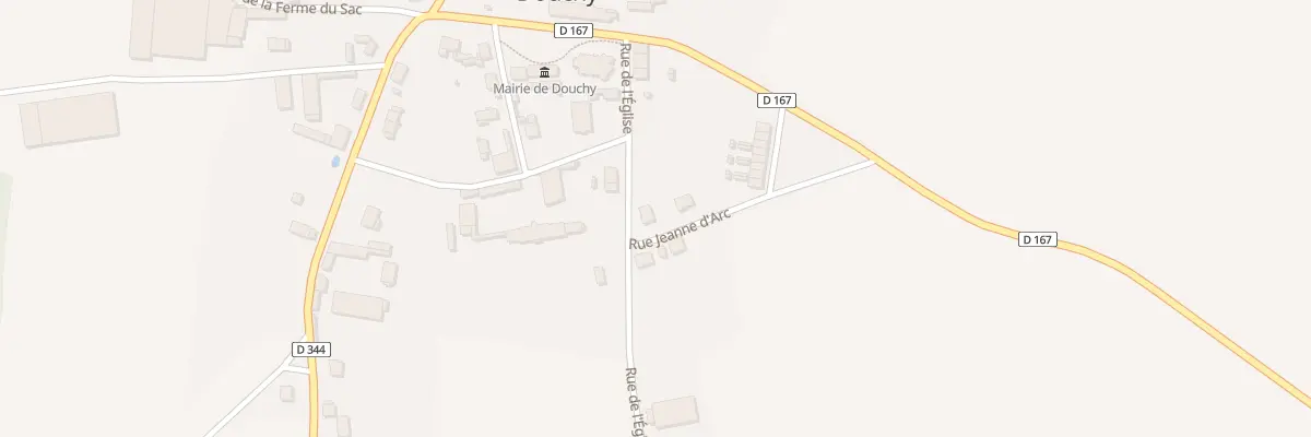 Plan du 5002 Rue de l’Eglise à Douchy
