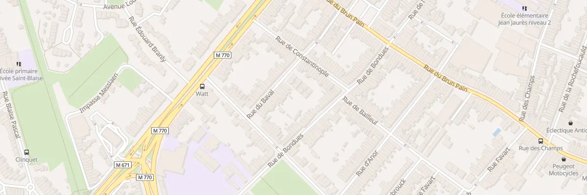 Plan du 35 Rue de Bavai à Tourcoing