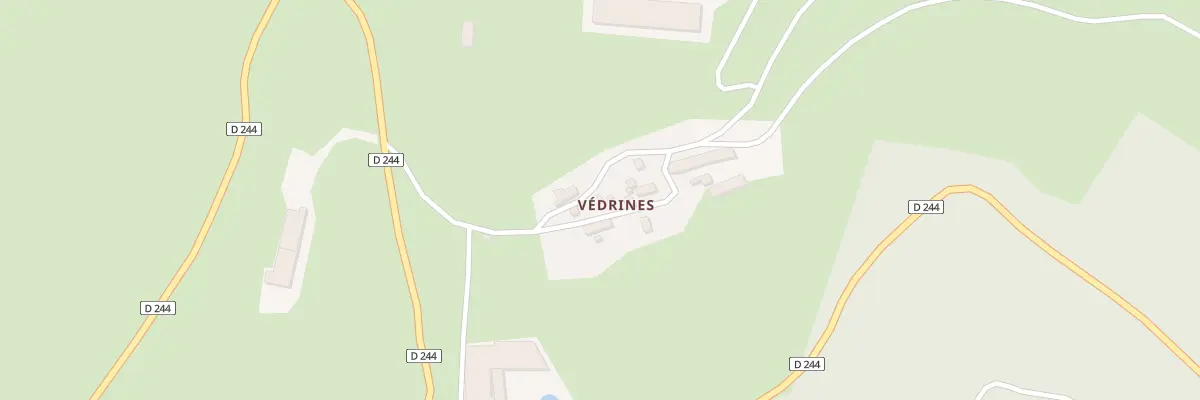 Plan du 5095 Védrines à Bonnac