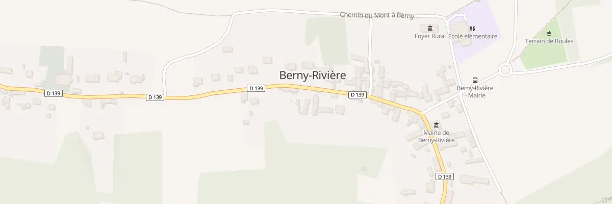 Plan du 15 Rue du Pont Araby à Berny-Rivière