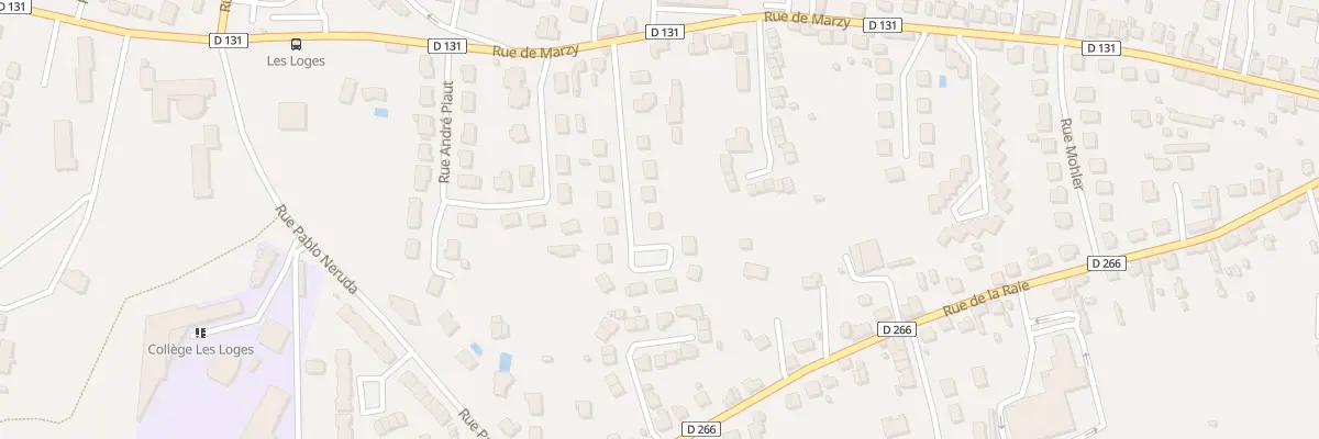 Plan du 9 Imp Emile Berthelot à Nevers