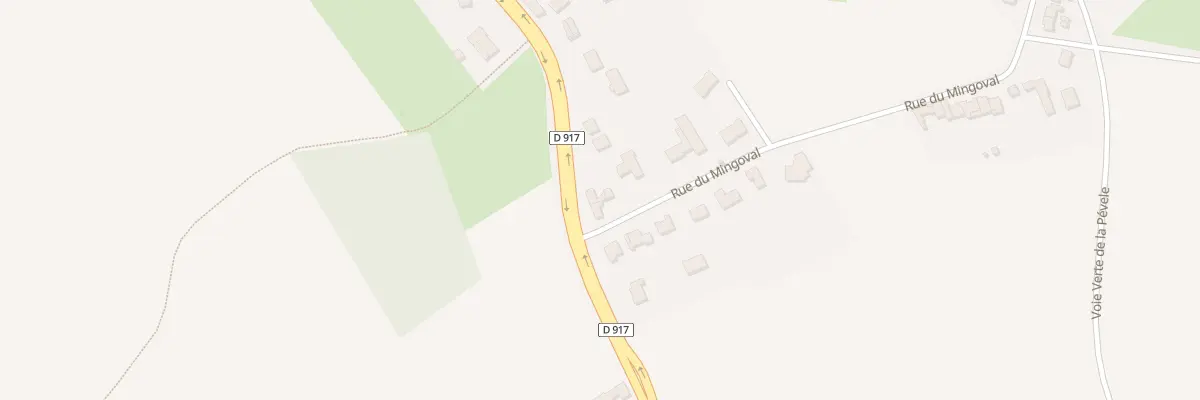 Plan du 14 Rue des Quatre Bons Dieux à Bersée
