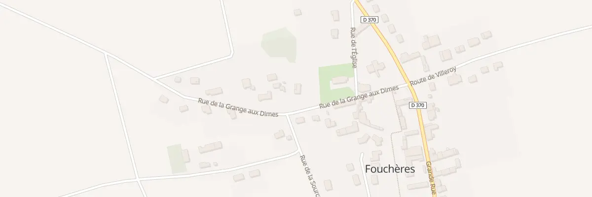 Plan du 8 Rue de la Grange aux Dimes à Fouchères
