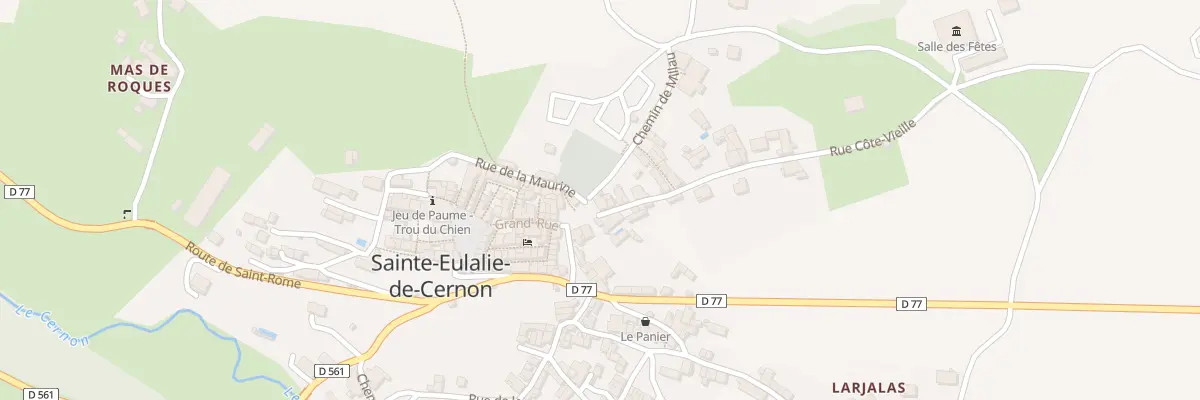 Plan du 3 Pl du Sacré-Coeur à Sainte-Eulalie-de-Cernon