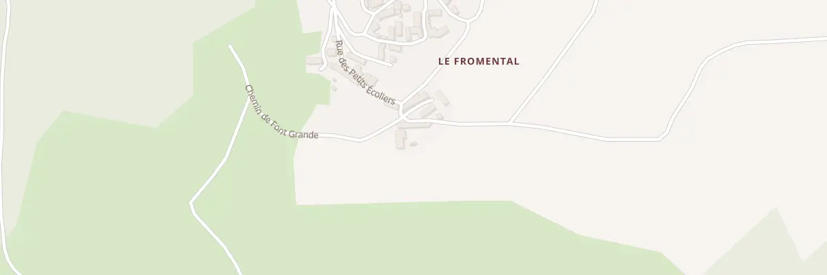Plan du 5064 Le Fromental à Rentières