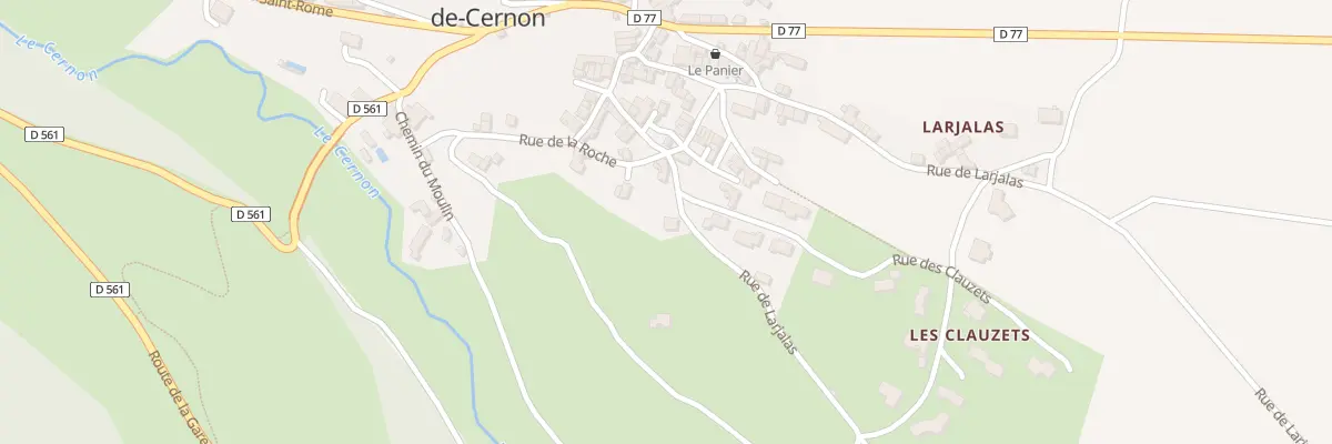 Plan du 10 Rue de Ladoux à Sainte-Eulalie-de-Cernon