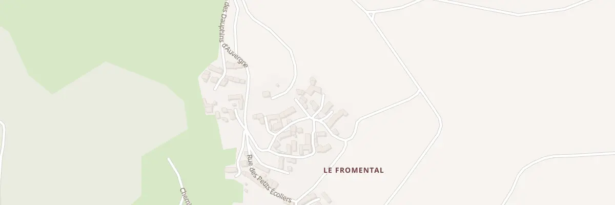 Plan du 5052 Le Fromental à Rentières