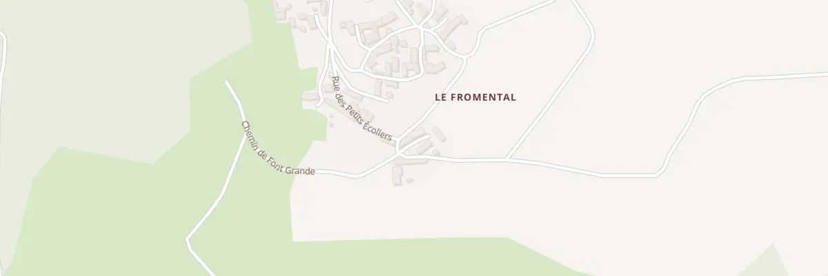 Plan du 5063 Le Fromental à Rentières