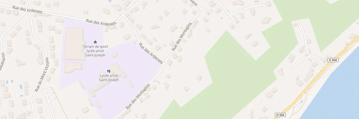 Plan du 109 Rue des Montapins à Nevers